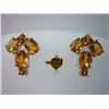 Image 1 : 26.25 CTW CITRINE EARRING .925 STERLING SILVER