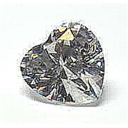 EGL CERT 1.22 CTW HEAR CUT DIAMOND G/SI1