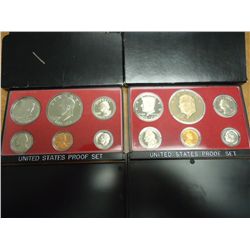 1975 & 76 US PROOF SETS (WITH BOXES)