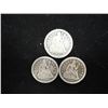 Image 1 : 1853,56 & 57 SEATED LIBERTY DIMES