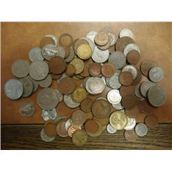 1 POUND FOREIGN COINS GUARANTEED $100 RETAIL