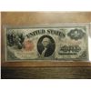 Image 1 : 1917 LARGE SIZE $1 US LEGAL TENDER NOTE