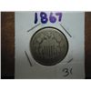 Image 1 : 1867 SHIELD NICKEL