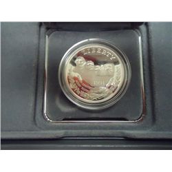 1991-S MT. RUSHMORE PROOF SILVER DOLLAR