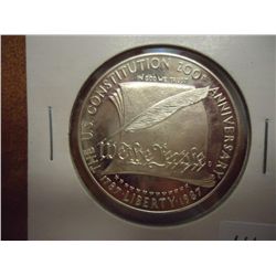 1987-S US CONSTITUTION PROOF SILVER DOLLAR