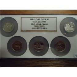 2001-S STATE QUARTER PROOF SET NGC PF69 ULTRA CAM