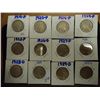 12 ASSORTED BUFFALO NICKELS OLD DEALER STOCK