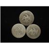 Image 2 : 1853,76 & 77 SEATED LIBERTY QUARTERS