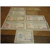9 PIECES OF PHILIPINNES WWII GUERRILLA MONEY