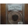 1873 OPEN 3 INDIAN HEAD CENT PCGS XF DETIALS