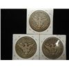 Image 2 : 1909,13-S & 15-S BARBER HALF DOLLARS