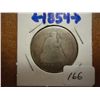 Image 1 : 1854 SEATED LIBERTY QUARTER