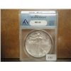 Image 1 : 2003 AMERICAN SILVER EAGLE ANACS MS64