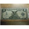 Image 1 : 1899 LARGE SIZE $1 SILVER CERTIFICATE BLACK EAGLE