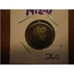 1912-D BARBER DIME