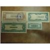 Image 2 : 4 PIECES OF JAPANESE/PHILIPINNES INVASION CURRENCY