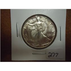1945 WALKING LIBERTY HALF DOLLAR UNC