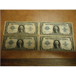 4-1923 LARGE SIZE $1 SILVER CERTIFICATES