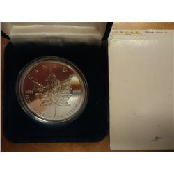 1994 CANADA SILVER $5 MAPLE LEAF (PF LIKE)