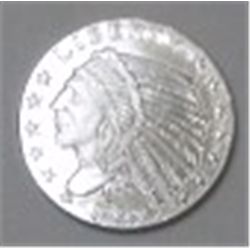 1929 SILVER INDIAN LIBERTY HEAD 1/4oz .999 FINE SILVER *MS HIGH GRADE*!!