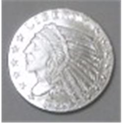 1929 SILVER INDIAN LIBERTY HEAD 1/4oz .999 FINE SILVER *MS HIGH GRADE*!! SILVER LIBERTY HEAD CAME O