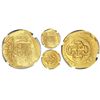 Image 1 : Mexico City, Mexico, cob 8 escudos, 1714J, from the 1715 Fleet, encapsulated NGC MS 62.