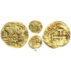 Bogota, Colombia, 2 escudos, 1692, assayer not visible (A to right), mintmark (NR) to left, from the