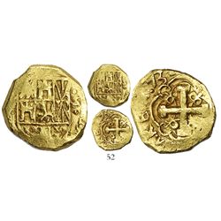 Bogota, Colombia, cob 2 escudos, (1)731S, date in three digits, possibly from the 1733 Fleet.