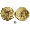 Image 1 : Bogota, Colombia, cob 1 escudo, Charles II posthumous, from the 1715 Fleet.