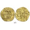 Image 1 : Seville, Spain, cob 2 escudos, Philip II, assayer Gothic D below mintmark S to left, no king's ordin