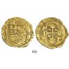 Image 1 : Seville, Spain, cob 2 escudos, Philip II, assayer Gothic D to left below mintmark.