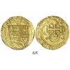 Image 1 : Seville, Spain, cob 2 escudos, Philip II, assayer Gothic D to left below mintmark.