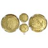 Image 1 : Potosi, Bolivia, 1 scudo, 1856FJ, encapsulated NGC AU details / obv scratched.