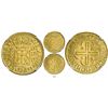 Image 1 : Brazil (Bahia mint), 4000 reis, Pedro II, 1697, encapsulated NGC MS 61, finest known in NGC census b