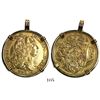 Image 1 : Brazil (Rio mint), 6400 reis, Jose I, 1751-R, from the "Clive of India treasure" (ca. 1755), mounted