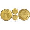 Image 1 : Brazil (struck in Lisbon), 4000 reis, Maria I, 1787, encapsulated NGC MS 62, tied for second finest