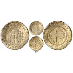 Brazil (Rio mint), 4000 reis, Joao Prince Regent, 1817, encapsulated NGC MS 64, finest known in NGC