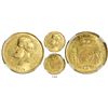 Image 1 : Brazil, 10000 reis, Pedro II, 1855, encapsulated NGC MS 65, finest known in NGC census by three grad