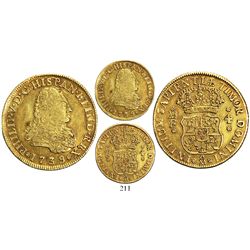 Mexico City, Mexico, bust 4 escudos, Philip V (first bust), 1739MF, ex-Eliasberg, rare.