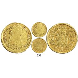 Lima, Peru, bust 1 escudo, Charles III, 1778MJ.