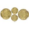 Image 1 : Madrid, Spain, bust 4 escudos, Ferdinand VII, 1820GJ, encapsulated NGC AU 58.