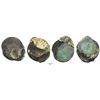 Image 1 : Lot of 3 USA seated Liberty 50c coins in conglomeration (one separated), as found, from the "Fort Ca