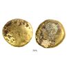 Image 1 : Small gold disk from the Espadarte (1558), 42.47 grams.