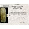 Image 2 : Medium silver bar from the Atocha (1622), 35 lb 4 oz troy, fineness 2340/2400, Class Factor unknown,