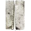 Image 1 : Neatly formed silver ingot from the Slot ter Hooge (1724), 1945 grams, about 98.5% fine, with stamps