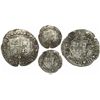 Image 1 : Santo Domingo, 4 reales, Charles-Joanna, assayer F to right, mintmark P to left and backwards-S to r