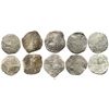 Image 1 : Lot of 5 Potosi, Bolivia, cob 8 reales, Philip III, assayers R (curved leg), M, T or not visible, so
