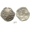 Image 1 : Potosi, Bolivia, cob 2 reales, Philip III, assayer Q, Grade-1 quality, with original tag but certifi