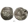 Image 1 : Potosi, Bolivia, cob 8 reales, 1617(M).