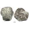 Image 1 : Mexico City, Mexico, cob 8 reales, (16)43(?)(P), rare from this wreck, ex-Prior.
